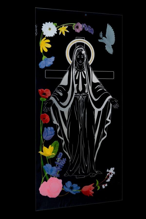 Vierge Miroir Argenté