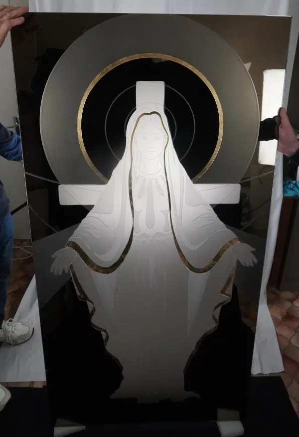Vierge Miroir Bronze