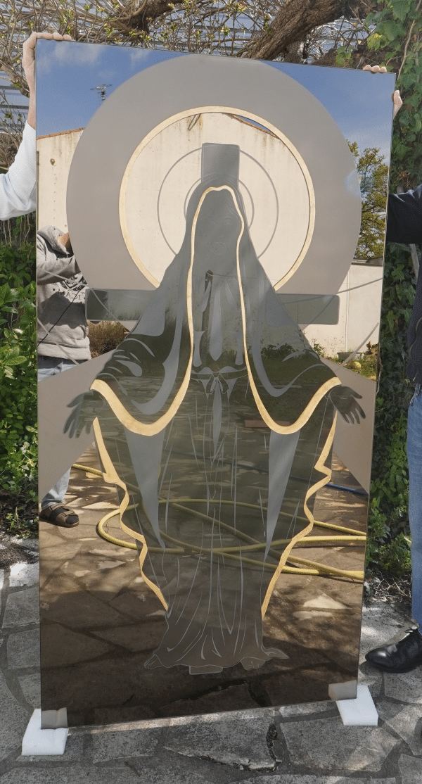 Vierge Miroir Bronze