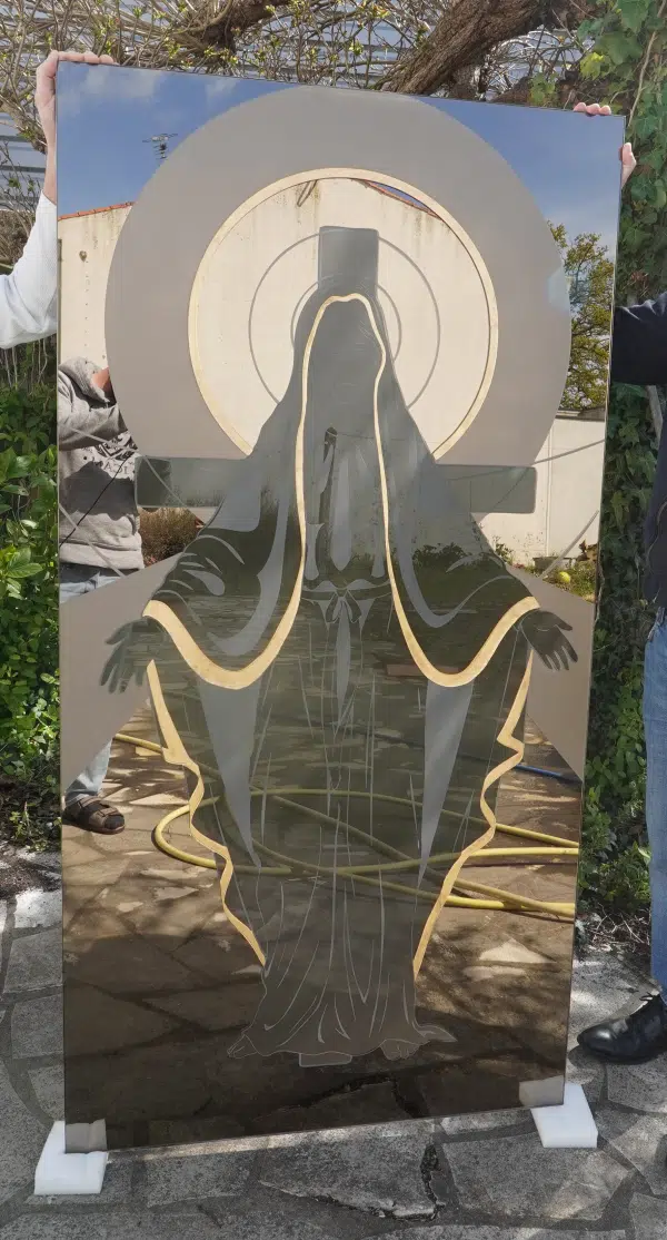 Vierge Miroir Bronze