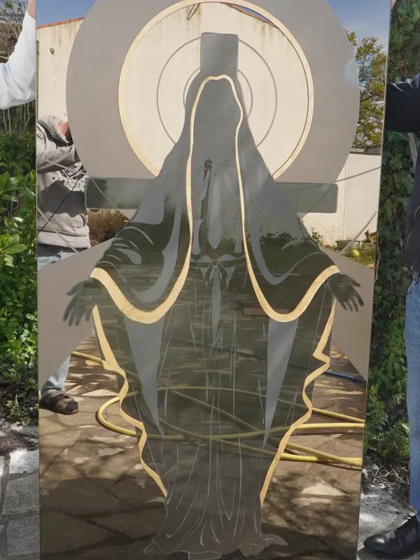 Vierge Miroir Bronze
