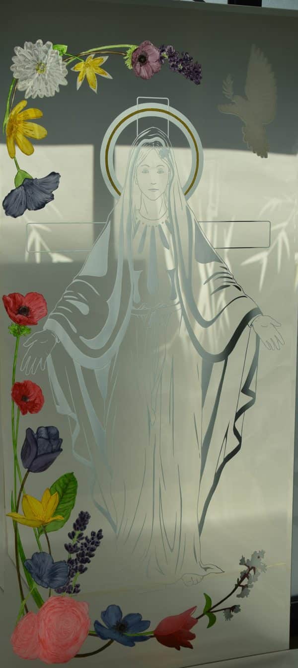 Vierge Miroir Argenté