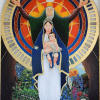 Saint-anne, la vierge Marie, l'agneau et l'enfant Jésus